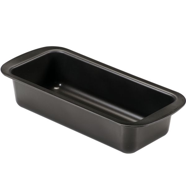 Форма для выпечки хлеба прямоугольная 25x11 см, черная, Guardini