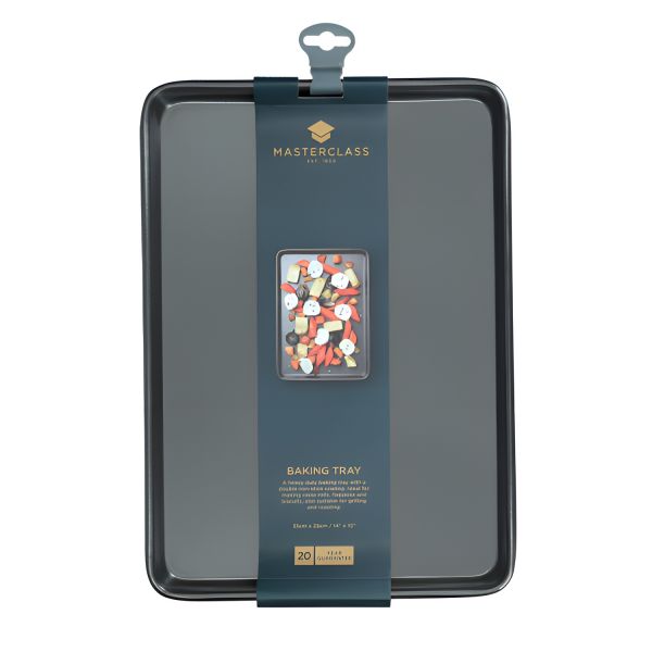 Противень для выпечки MasterClass с антипригарным покрытием 35х25 см KITCHEN CRAFT
