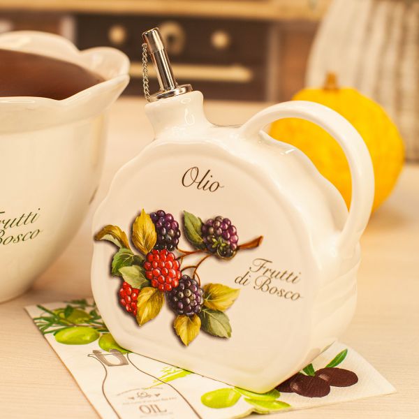 Бутылка для масла Frutti di Bosco 18 см Nuova Cer