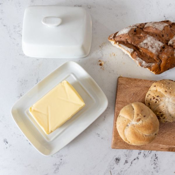 Масленка 14х18х7 см, фарфор KITCHEN CRAFT
