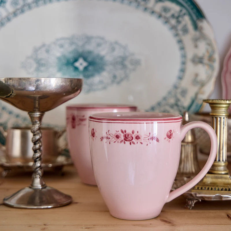 Кружка 410 мл, керамика, pink/red, Vila COSTA NOVA COC132-PRD(COC132-00425O)