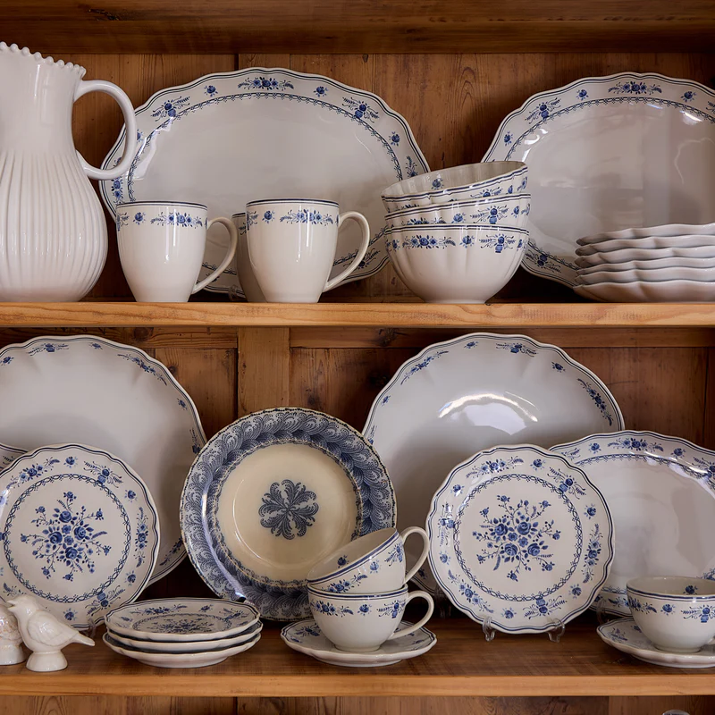 Кружка 410 мл, керамика, white/blue, Vila COSTA NOVA COC132-WBL(COC132-00225W)