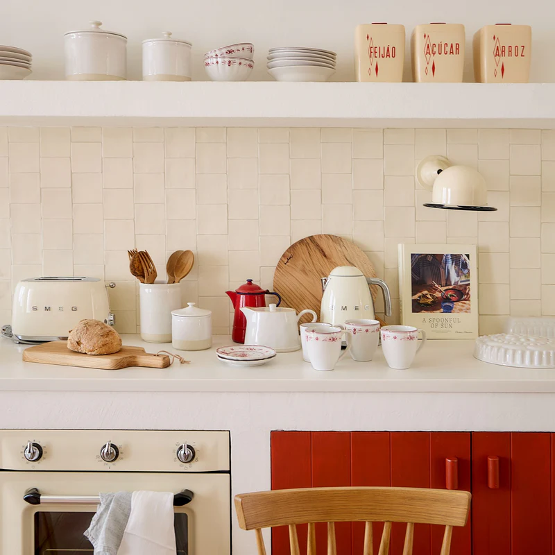 Кружка 410 мл, керамика, white/red, Vila COSTA NOVA COC132-WRD(COC132-00425J)