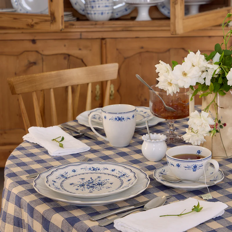 Чайная пара 260 мл, керамика, white/blue, Vila COSTA NOVA TCS06-WBL(TCS06-07324N)