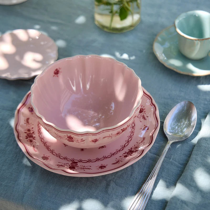 Салатник 16.2 см, керамика, pink/red, Vila COSTA NOVA TS161-PRD(TS161-00425N)