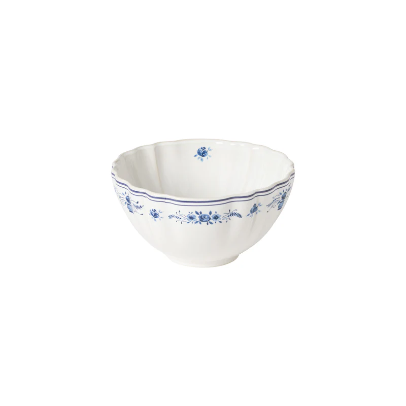 Салатник 16 см, керамика, white/blue, Vila COSTA NOVA TS161-WBL(S161-00225F)