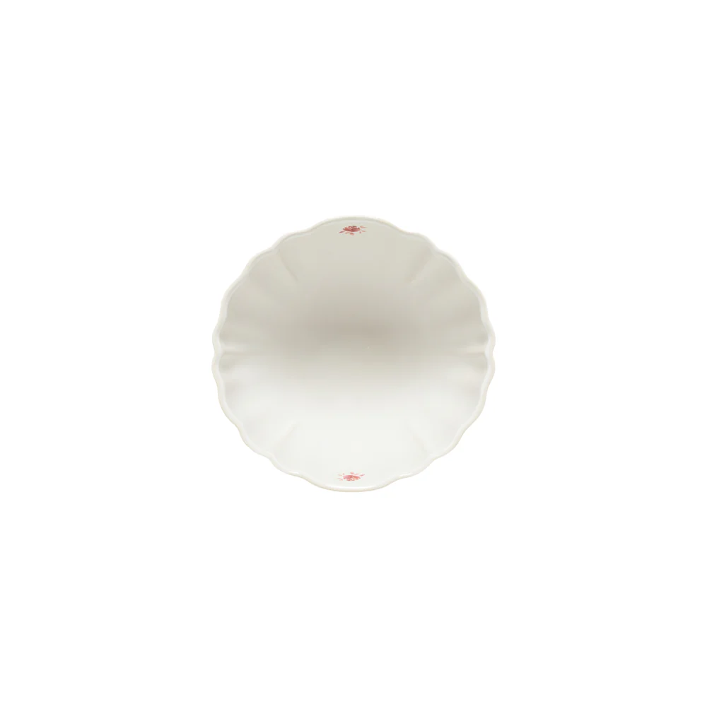 Салатник 16 см, керамика, white/red, Vila COSTA NOVA TS161-WRD(TS161-00425F)