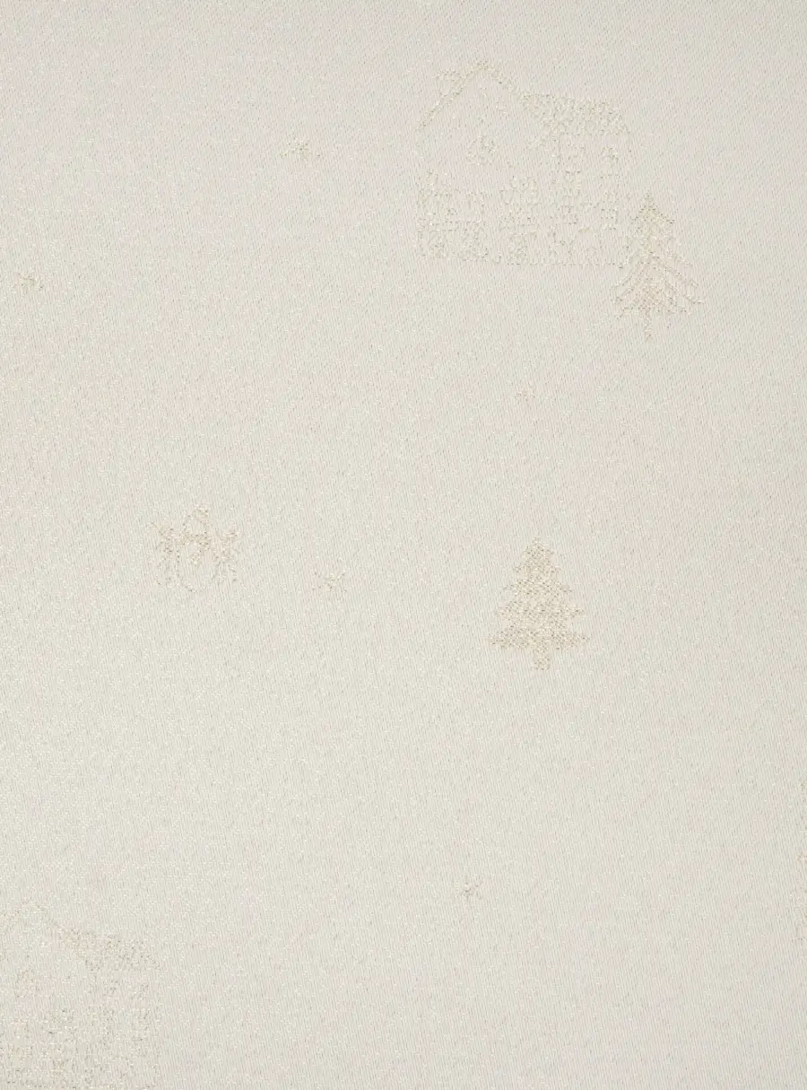 Салфетка под приборы 30х45 см, жаккард, полиэстер, молочная, Золотистые дома, Townlet