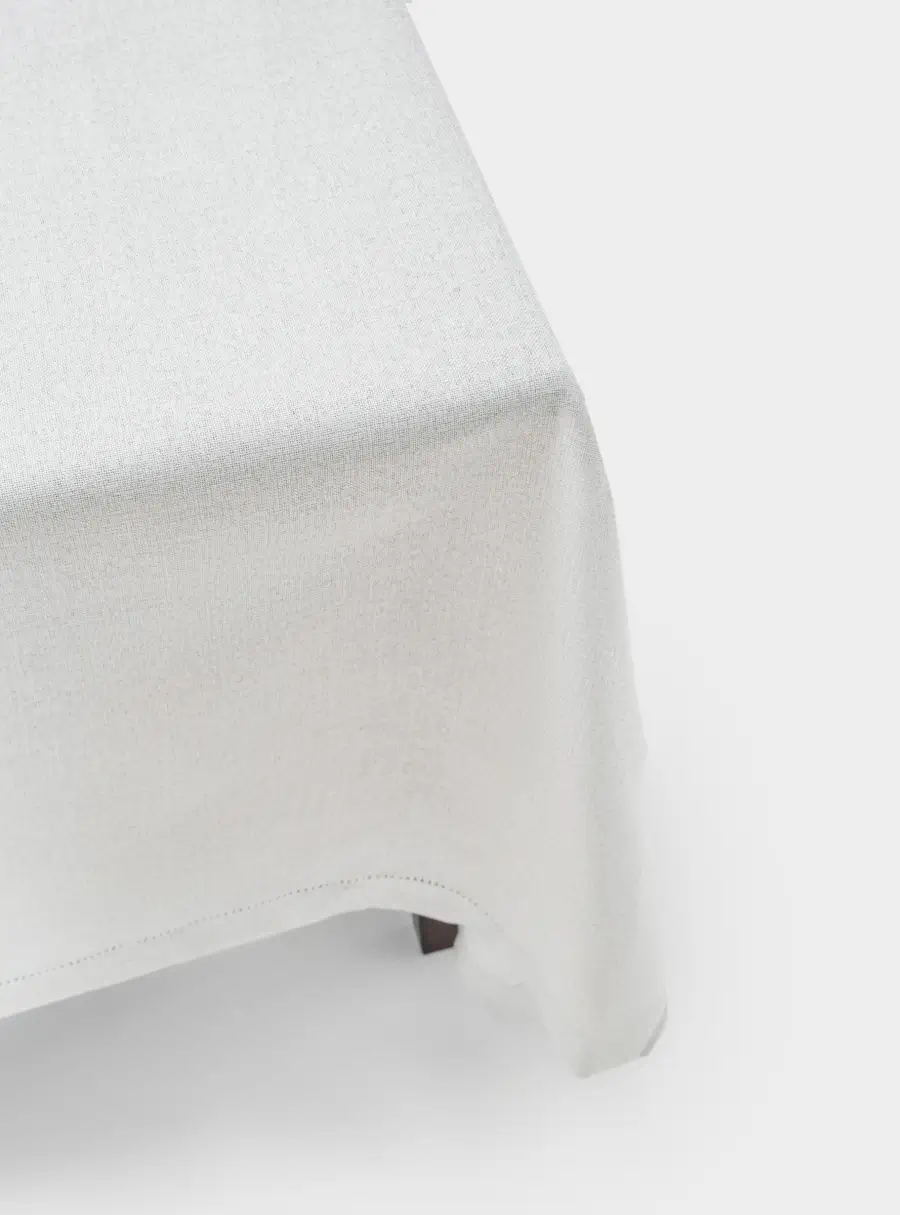 Скатерть 160х160 см, полиэстер, серая, Cord