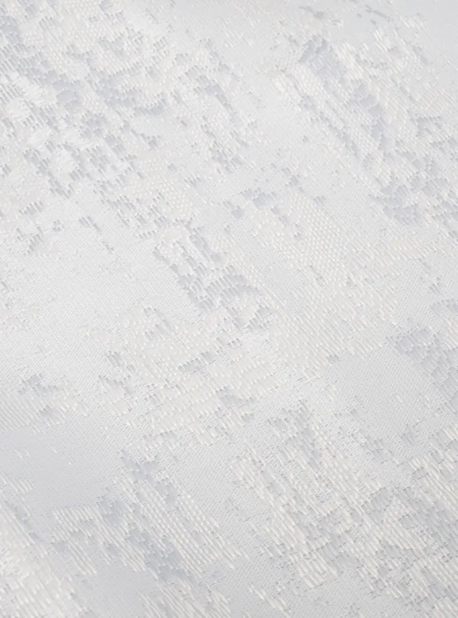 Скатерть 170х250 см, жаккард, полиэстер, белая, Ornament