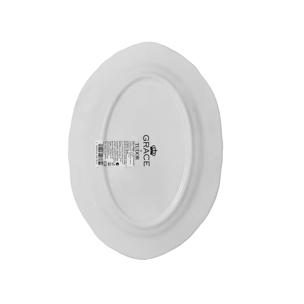 Овальная тарелка 25,4 см, PRISCILLA WITH BANDING     (2) (12)     GR05_25.4OPL