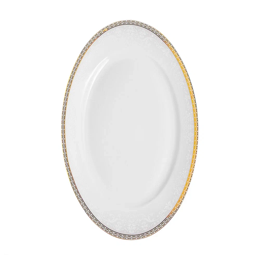 Блюдо овальное 42 см Riva Gold ZARIN