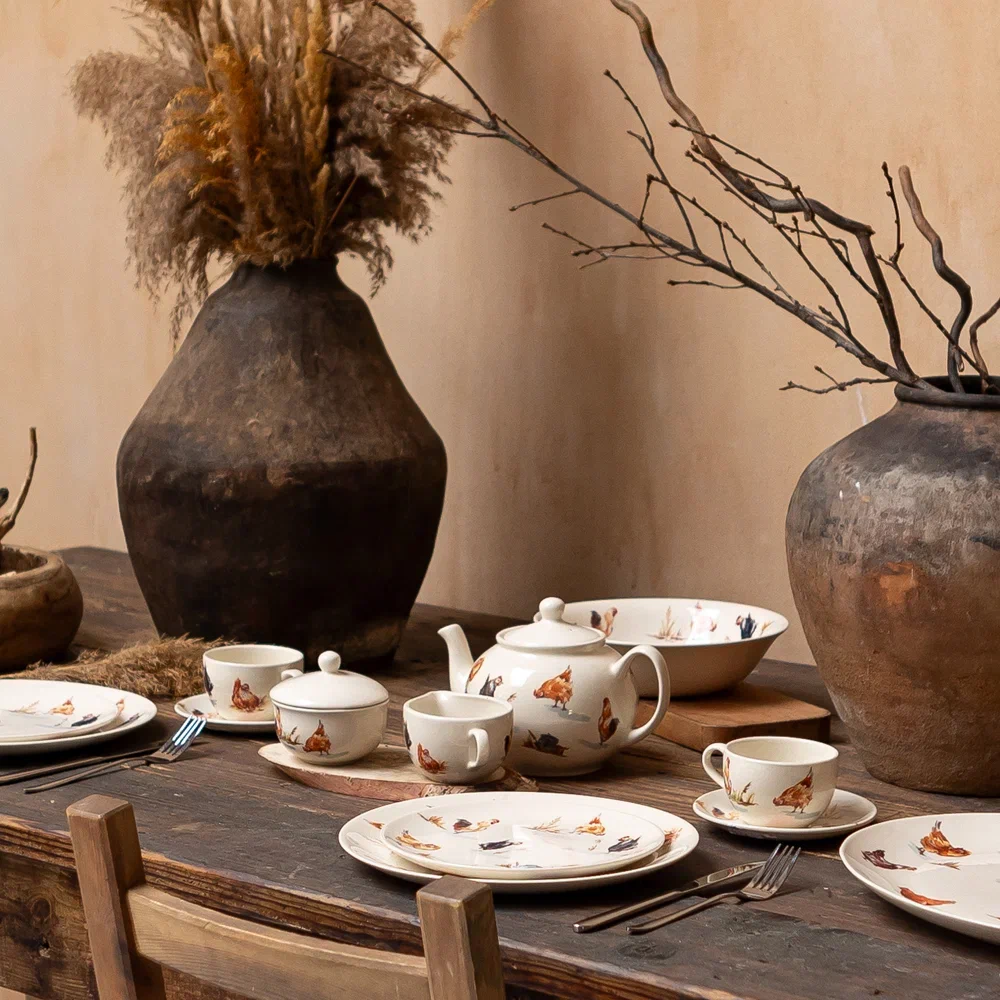 Тарелка обеденная 27 см, фарфор, Country Farmyard GRACE BY TUDOR