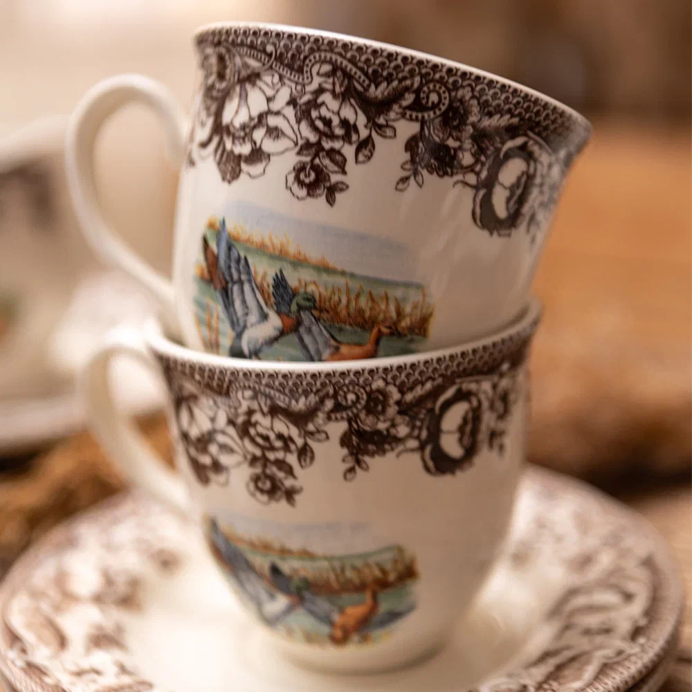 Пара чайная 200 мл, фарфор, Haydon Grove GRACE BY TUDOR